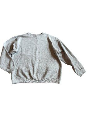 Wilson Classic Grey Pullover Crew Neck Sweater Neutral Comfy Lounge Size XL Mens